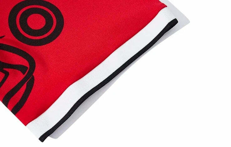 Y2K Aesthetic Blackair Sports Jersey for Niche Women Fashion