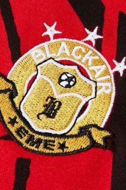 Y2K Aesthetic Blackair Sports Jersey for Niche Women Fashion