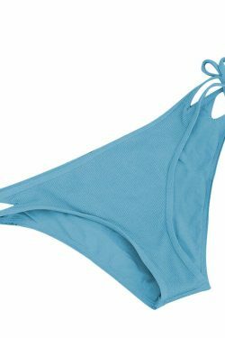 Y2K Aesthetic Blue Halter String Bikini Set - Coquette Style for Women Fashion