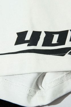 Y2K Aesthetic BOREFEND Sports Jersey with Collar - Vintage-inspired Grunge Style Women's Top