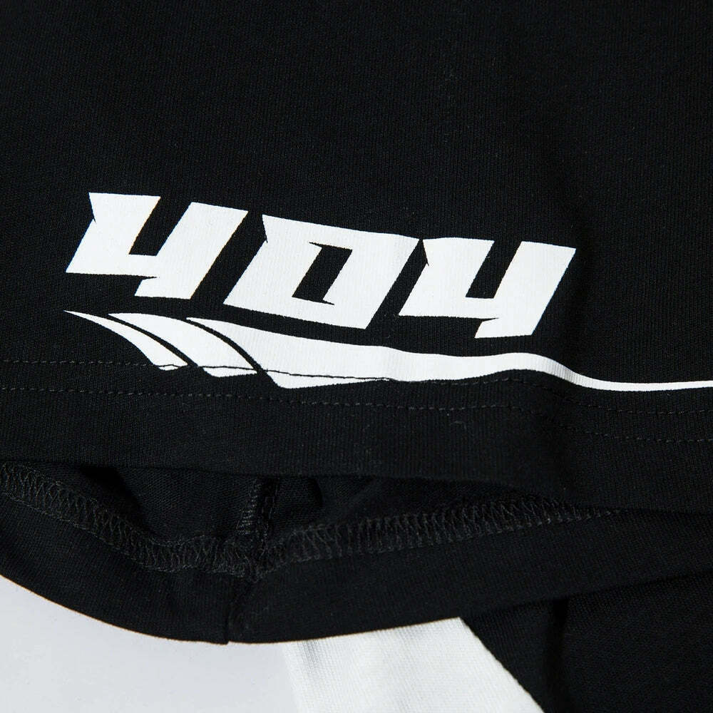 Y2K Aesthetic BOREFEND Sports Jersey with Collar - Vintage-inspired Grunge Style Women's Top Y2K Aesthetic BOREFEND Sports Jersey with Collar - Vintage-inspired Grunge Style Women's Top