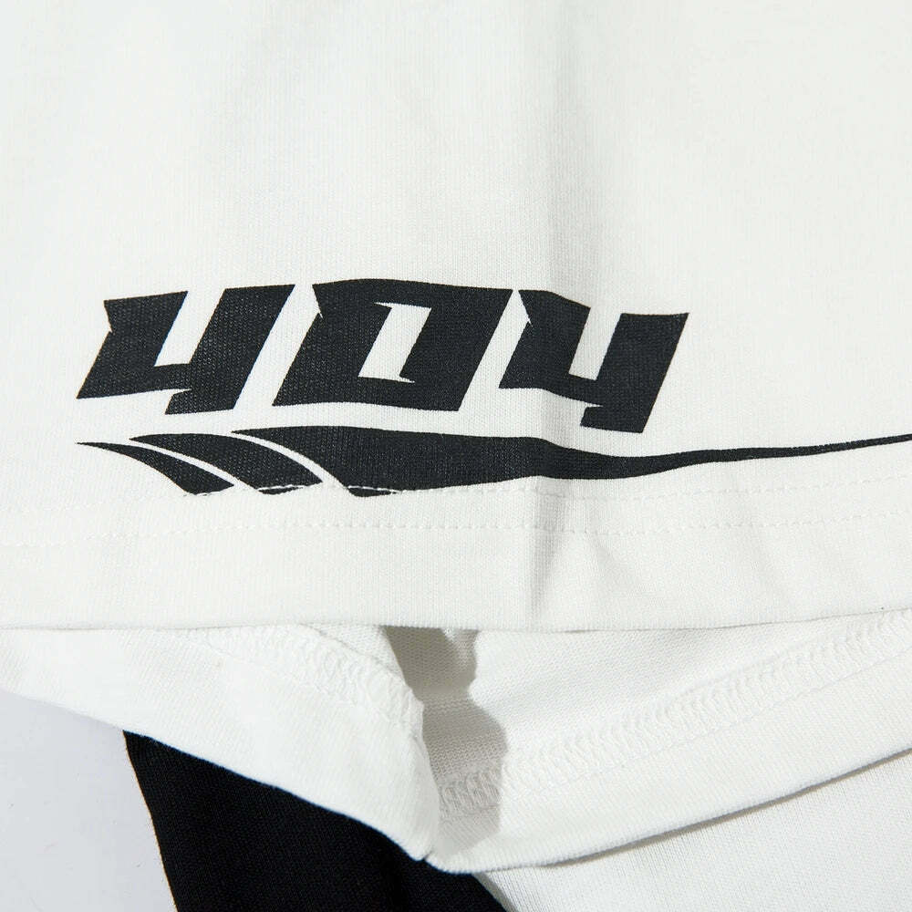 Y2K Aesthetic BOREFEND Sports Jersey with Collar - Vintage-inspired Grunge Style Women's Top Y2K Aesthetic BOREFEND Sports Jersey with Collar - Vintage-inspired Grunge Style Women's Top