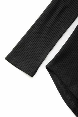 Y2K Aesthetic Button Front Crop Knit Top for Women - Coquette & Grunge Style Fashion