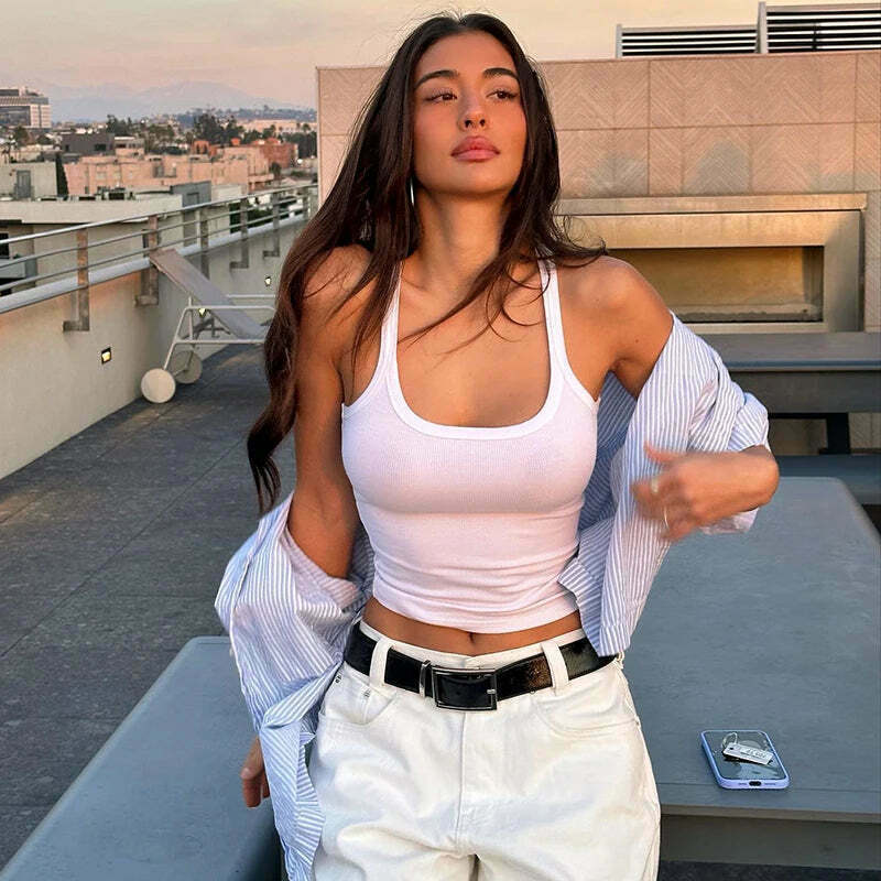 Y2K Aesthetic Cami Top: Coquette Grunge with Pastel Goth Vibes - Women's Fashion Y2K Aesthetic Cami Top: Coquette Grunge with Pastel Goth Vibes - Women's Fashion