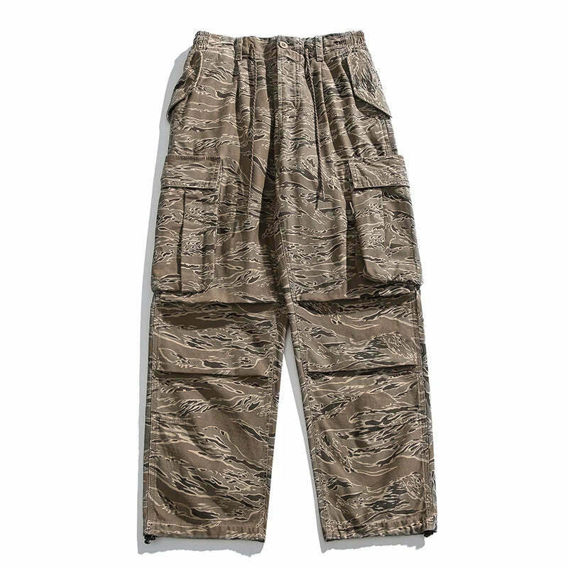 Y2K Aesthetic Camo Cargo Pants: Coquette Style Grunge Fashion for Women Y2K Aesthetic Camo Cargo Pants: Coquette Style Grunge Fashion for Women