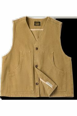 Y2K Aesthetic Canvas Workwear Vest - Coquette Grunge Fashion with Pastel Goth Vibes