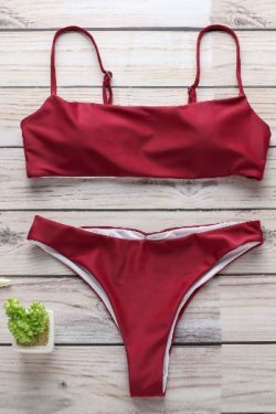 Y2K Aesthetic Cargo Skirt - Coquette Style & Grunge Fashion - Split Strap Solid Color Bikini