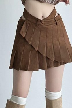 Y2K Aesthetic Cargo Skirt - Coquette Style Grunge Fashion for Women - Cute Pastel Goth Outfit