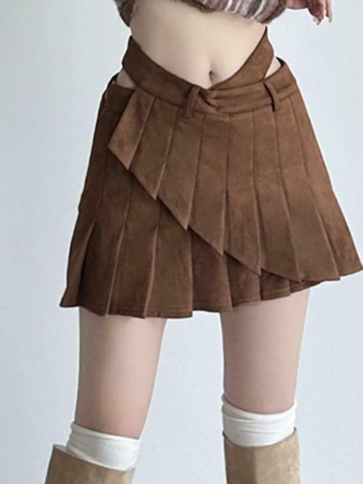 Y2K Aesthetic Cargo Skirt - Coquette Style Grunge Fashion for Women - Cute Pastel Goth Outfit