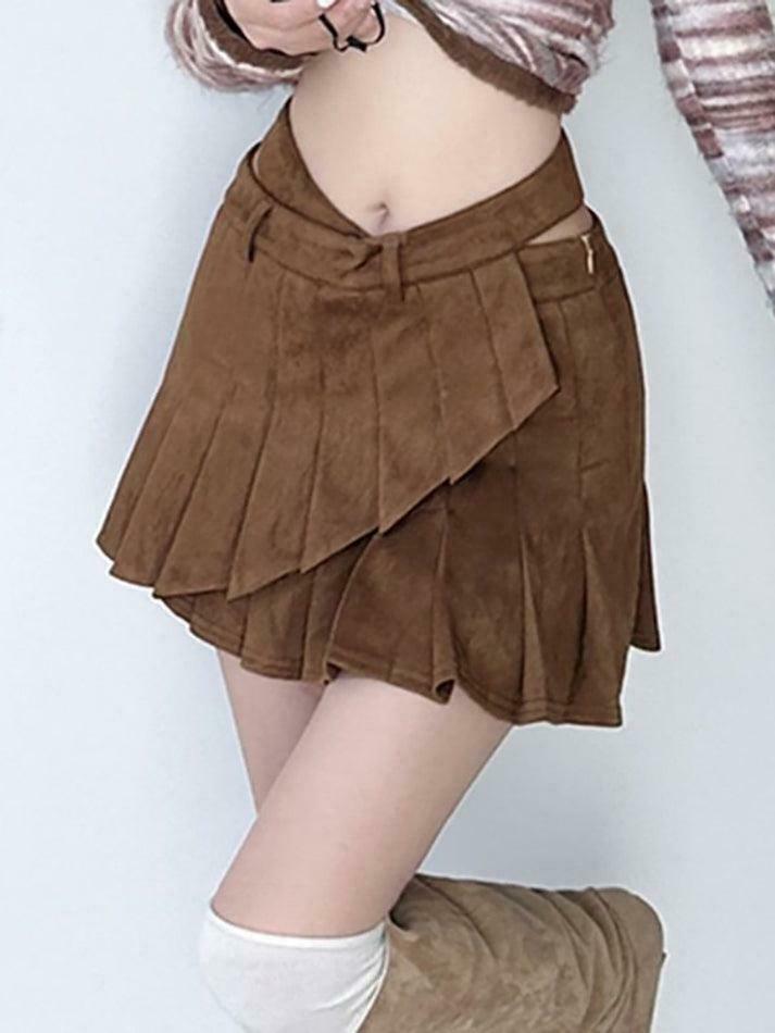 Y2K Aesthetic Cargo Skirt - Coquette Style Grunge Fashion for Women - Cute Pastel Goth Outfit