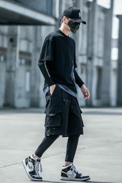 Y2K Aesthetic Cargo Skirt - Coquette Style Grunge Fashion Women's Utility Shorts