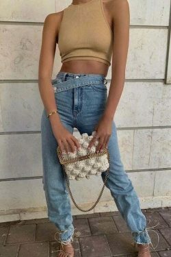 Y2K Aesthetic Cargo Skirt - Coquette Style Grunge Outfit