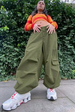 Y2K Aesthetic Cargo Skirt: Coquette Grunge Pastel Goth Elegance