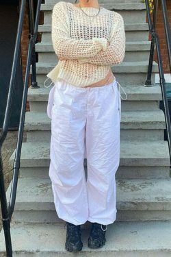 Y2K Aesthetic Cargo Skirt: Coquette Grunge Pastel Goth Elegance