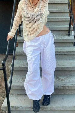 Y2K Aesthetic Cargo Skirt: Coquette Grunge Pastel Goth Elegance