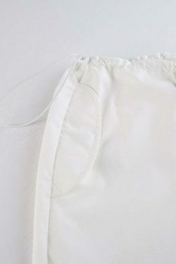 Y2K Aesthetic Cargo Skirt: Coquette Grunge Pastel Goth Elegance