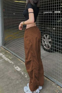 Y2K Aesthetic Cargo Skirt: Coquette Grunge Pastel Goth Elegance