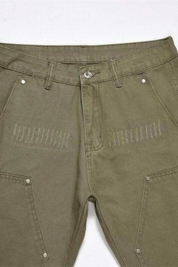 Y2K Aesthetic Cargo Skirt: Coquette Grunge with Old Money Vibes