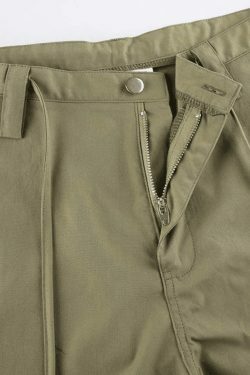 Y2K Aesthetic Cargo Skirt: Coquette Grunge with Pastel Goth & Old Money Elegance