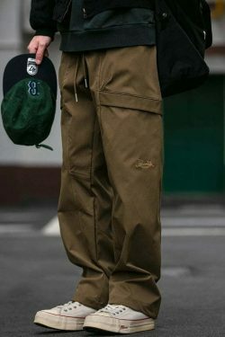 Y2K Aesthetic Cargo Skirt: Coquette Style Grunge Fashion Classic Cargo Pants