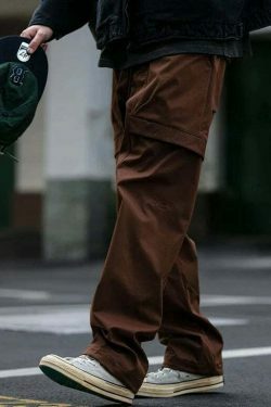 Y2K Aesthetic Cargo Skirt: Coquette Style Grunge Fashion Classic Cargo Pants