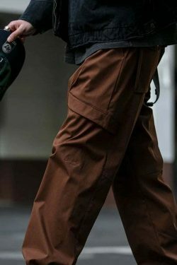 Y2K Aesthetic Cargo Skirt: Coquette Style Grunge Fashion Classic Cargo Pants