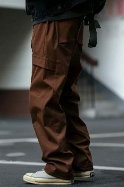 Y2K Aesthetic Cargo Skirt: Coquette Style Grunge Fashion Classic Cargo Pants