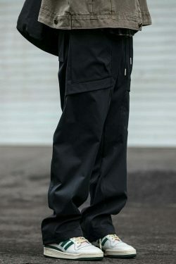 Y2K Aesthetic Cargo Skirt: Coquette Style Grunge Fashion Classic Cargo Pants