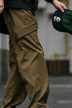 Y2K Aesthetic Cargo Skirt: Coquette Style Grunge Fashion Classic Cargo Pants