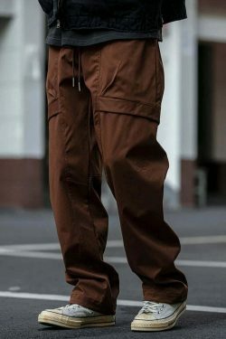 Y2K Aesthetic Cargo Skirt: Coquette Style Grunge Fashion Classic Cargo Pants