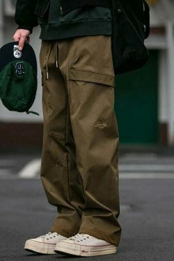 Y2K Aesthetic Cargo Skirt: Coquette Style Grunge Fashion Classic Cargo Pants
