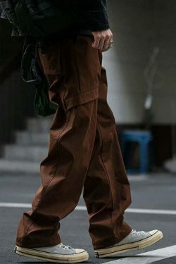 Y2K Aesthetic Cargo Skirt: Coquette Style Grunge Fashion Classic Cargo Pants