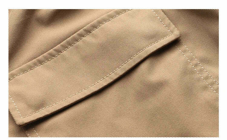 Y2K Aesthetic Cargo Skirt: Coquette Style Grunge Fashion for Women - Straight Leg Twill Cargo Pants