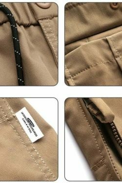 Y2K Aesthetic Cargo Skirt: Coquette Style Grunge Fashion for Women - Straight Leg Twill Cargo Pants