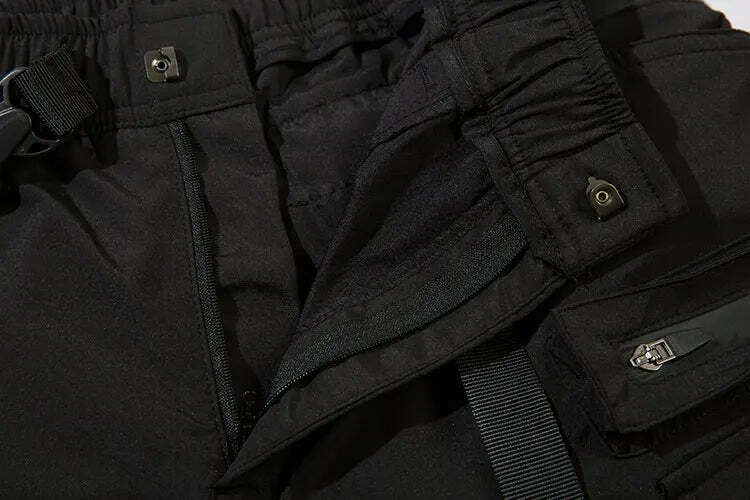 Y2K Aesthetic Cargo Skirt: Coquette Style Grunge Fashion for Women - Tactical Utility Cargo Shorts