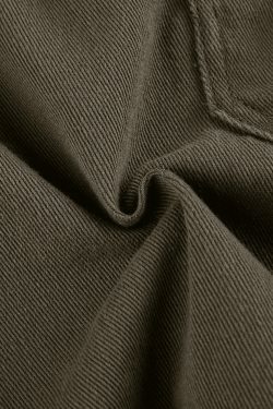 Y2K Aesthetic Cargo Skirt: Coquette Style Grunge Fashion with Buttoned Straight Leg Jeans