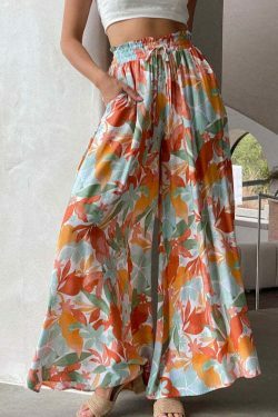 Y2K Aesthetic Cargo Skirt: Coquette Style Grunge Fashion with Casual Wide-Leg Loose Fit