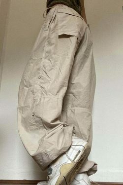 Y2K Aesthetic Cargo Skirt: Coquette Style Grunge Fashion with Cute Tops and Pastel Goth Vibes