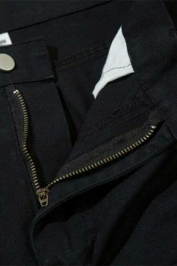 Y2K Aesthetic Cargo Skirt: Coquette Style Grunge Fashion with Pastel Goth Vibes