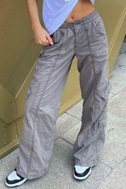 Y2K Aesthetic Cargo Skirt: Coquette Style Grunge Fashion with Pastel Goth Vibes