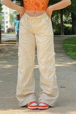 Y2K Aesthetic Cargo Skirt: Coquette Style Grunge Fashion with Pastel Goth Vibes