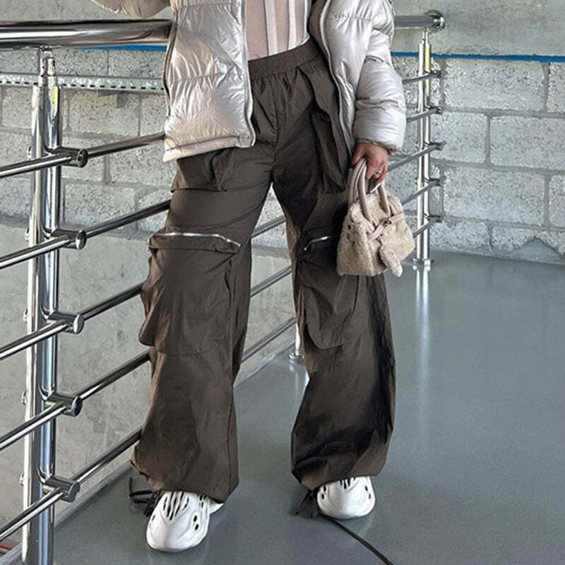 Y2K Aesthetic Cargo Skirt: Coquette Style Grunge Fashion with Pastel Goth Vibes Y2K Aesthetic Cargo Skirt: Coquette Style Grunge Fashion with Pastel Goth Vibes