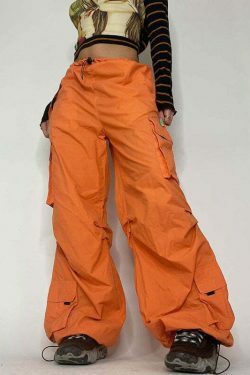 Y2K Aesthetic Cargo Skirt: Coquette Style Grunge Fashion with Pastel Goth Vibes