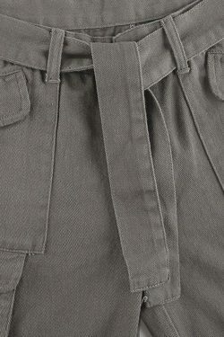 Y2K Aesthetic Cargo Skirt: Coquette Style Grunge Fashion with Pastel Goth Vibes