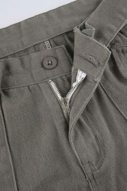 Y2K Aesthetic Cargo Skirt: Coquette Style Grunge Fashion with Pastel Goth Vibes