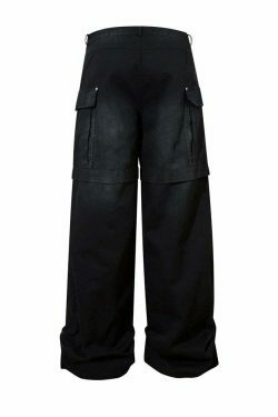 Y2K Aesthetic Cargo Skirt: Coquette Style Grunge Fashion with Pastel Goth Vibes