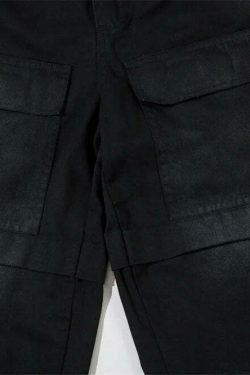 Y2K Aesthetic Cargo Skirt: Coquette Style Grunge Fashion with Pastel Goth Vibes