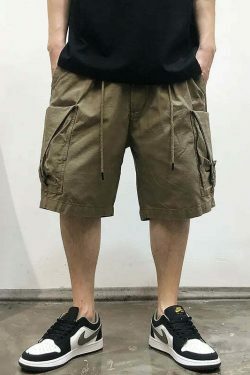 Y2K Aesthetic Cargo Skirt: Coquette Style Grunge Fashion with Relaxed Drawstring