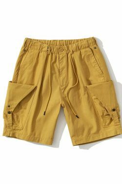 Y2K Aesthetic Cargo Skirt: Coquette Style Grunge Fashion with Relaxed Drawstring