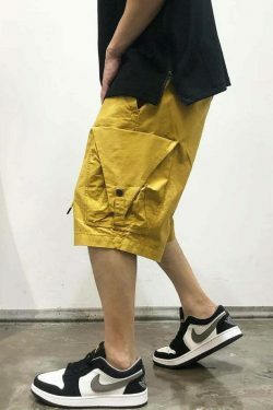 Y2K Aesthetic Cargo Skirt: Coquette Style Grunge Fashion with Relaxed Drawstring